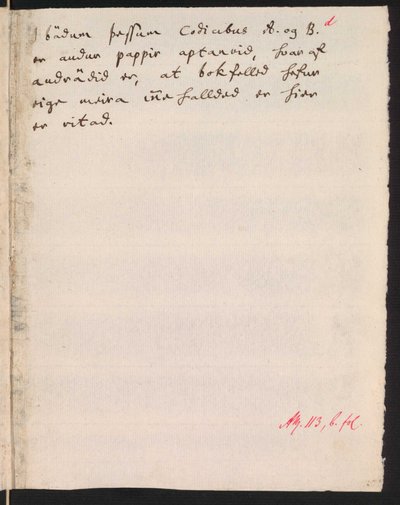 Copy of Íslendingabók by Jón Erlendsson, Stored at Árni Magnússon Institute (page 13/38) by Jón Erlendsson